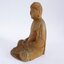 Japanese Antique Wooden Amida Buddha Statue