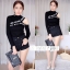 เสื้อแขนยาวคอเต่า โชว์เปิดไหล่ข้างเดียว