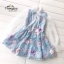 Dress 2 ชิ้น ตัวเสื้อเนื้อผ้าซีทรูมีลายจุดในตัว