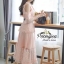 Dress คอวีเปิดไหล่