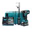 Makita MAKITA สว่านกระแทกไร้สาย 40 โวลต์ ขนาด 13 มม. (1/2 นิ้ว) รุ่น HP001GM101 แรงบิดหมุน 125 นิวตันเมตร รวมแบตเตอรี่-แท่นชาร์จ (มากีต้า)