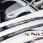 Chrome Door Visor for Sonic 5 door ( กันสาดโครเมี่ยม )