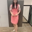 เดรสคอปก น่ารัก