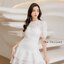 เดรสลูกไม้ฉลุลายสวยๆน่ารักๆ จะใส่ทำงาน ออกงาน/งานแต่ง งานเลี้ยงได้หมดเลย งานลูกไม้สวยเหมือนเดิมพร้อมซับในทั้งตัว
