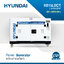 Hyundai เครื่องปั่นไฟดีเซล 10Kw 380V. รุ่น HD15LDE/T