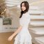 เดรสลูกไม้ฉลุลายสวยๆน่ารักๆ จะใส่ทำงาน ออกงาน/งานแต่ง งานเลี้ยงได้หมดเลย งานลูกไม้สวยเหมือนเดิมพร้อมซับในทั้งตัว