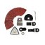 DONG CHENG Multi-Tool 6 Speeds Model DMD320 Rated Power Input 320 W, Oscillation Frequency 11000-20000 OPM, Oscillation Angle 3 Degrees