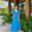 เดรสผ้าเนื้อดีติดเพชรเม็ดใหญ่มีนำ้หนักทรงสวยมั้กๆผ้านิ่มสวยไฮโซสวมใส่ง่ายเเต่งเเนวลูกคุณมั้กๆคะเดรสกระโปรงยาวดูไฮโซมั้กๆๆน่ารักมั้กๆ