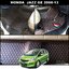 พรมปูพื้นรถยนต์6D HONDA JAZZ GE 2008-13 พรม6D QX สวยงาม เข้ารูป ปูเต็มคัน 6ชิ้น