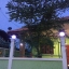 โคมไฟหัวเสาโซล่าเซลล์ ทรงกลม (25 ซม.) + Remote (เเสง ขาว + เหลืองวอมไวท์)