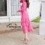 Dress คอกลมแขนยาว