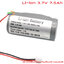 แบตเตอรี่ลิเธียมไออ้อน Li-ion 3.7v 7.5Ah สำหรับโคมโซล่าเซลล์