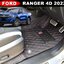 พรมปูพื้นรถยนต์ 6D FORD NEXT GEN RANGER 4ประตู 2022 พรม6D QJ VIP หนาพิเศษ เต็มคัน