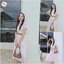 เดรสพิมส์ลายสุดชิค พร้อมเข็มขัดเข้าชุด สาวๆจะใส่ทำงาน ใส่เที่ยว ไปถ่ายรูปคาเฟ่เก๋ๆได้หมดเลย เนื้อผ้าพรีเมี่ยมเหมือนเดิมค่ะ