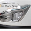 Chrome Fog Lamp Cover for Tucson - V.4 ( ครอบไฟตัดหมอกโครเมี่ยม แบบมีลาย )