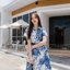 เดรสพิมส์ลายสุดชิค พร้อมเข็มขัดเข้าชุด สาวๆจะใส่ทำงาน ใส่เที่ยว ไปถ่ายรูปคาเฟ่เก๋ๆได้หมดเลย เนื้อผ้าพรีเมี่ยมเหมือนเดิมค่ะ