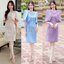 ✔️มีพร้อมส่ง⭐ชุดเดรสผ้าไทยงานป้ายคุณภาพ :: พร้อมส่ง[ S-M-L-XL-2XL ] :: ชุดเดรสผ้าทอลายไทย ดีเทลช่วงแขนสวยหรูดูดี แต่งกระดุมอก ทรงเข้ารูปสวย ซิปซ่อนหลัง บุซับในอย่างดี ใส่ทำงาน ใส่ออกงานสวยๆ