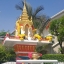 ติดตั้งโคมไฟส่องศาลพระภูมิ