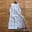 Dress แขนกุดคอกลม