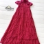 Dress หรู ตัวยาว สายคอวี
