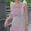 Dress คอวีแขนกุด
