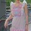 Dress คอวีแขนกุด