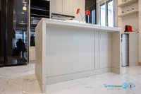 ชุดครัวบิ้วอิน สไตล์โมเดิร์น สวย หรู รูปแบบ L Shape + Island Counter 3.74 x 3.34 mm. ชุดครัวบิ้วอิน สไตล์โมเดิร์น สวย หรู รูปแบบ L Shape + Island Counter 3.74 x 3.34 mm.
