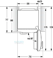 GORENJE ตู้เย็น สีแชมเปญ รุ่น OBR615DC GORENJE ตู้เย็น สีแชมเปญ รุ่น OBR615DC