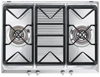 SMEG เตาแก๊ส 2 หัว สเตนเลส ขนาด 70 ซม. รุ่น SRV572XG SMEG เตาแก๊ส 2 หัว สเตนเลส ขนาด 70 ซม. รุ่น SRV572XG
