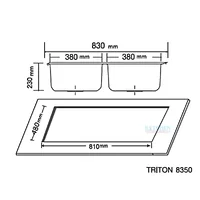 AXIA อ่างล้างจาน รุ่น TRITON 8350