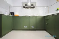 ชุดครัวบิ้วอิน Classic Kitchen ชุดครัวพลาสวูดสไตล์ คลาสสิก 5.35 x 1.55 mm.