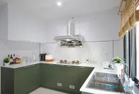 ชุดครัวบิ้วอิน Classic Kitchen ชุดครัวพลาสวูดสไตล์ คลาสสิก 5.35 x 1.55 mm.