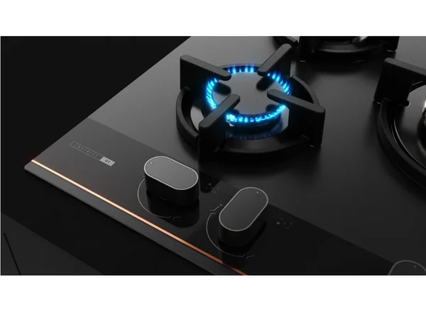 TEKA เตาแก๊สผิวกระจกเซรามิก Infinity G1 ออกแบบโดย Italdesign Black matt รุ่น GBC 75-G1 GB image 3 TEKA เตาแก๊สผิวกระจกเซรามิก Infinity G1 ออกแบบโดย Italdesign Black matt รุ่น GBC 75-G1 GB image 3