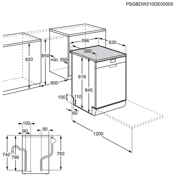 ELECTROLUX เครื่องล้างจานตั้งพื้น รุ่น ESF8730ROX image 8 ELECTROLUX เครื่องล้างจานตั้งพื้น รุ่น ESF8730ROX image 8