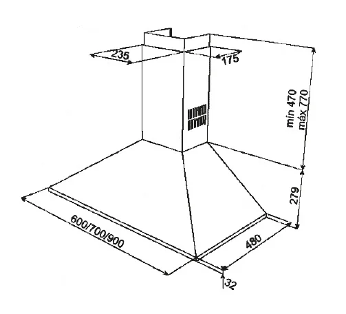 TEKA เครื่องดูดควันติดผนัง รุ่น DBB 90 image 2 TEKA เครื่องดูดควันติดผนัง รุ่น DBB 90 image 2
