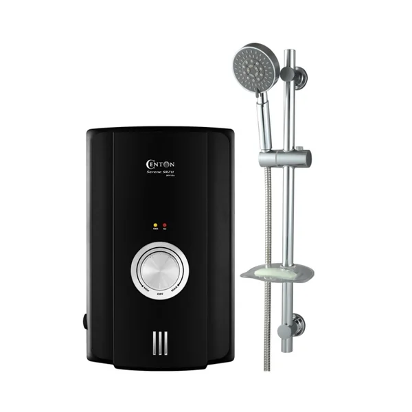 CENTON เครื่องทำน้ำอุ่น สีดำ รุ่น SR711E SS 5.5 KW CENTON เครื่องทำน้ำอุ่น สีดำ รุ่น SR711E SS 5.5 KW