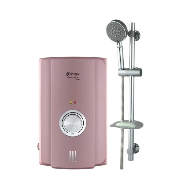 CENTON เครื่องทำน้ำอุ่น สีโรสโกลด์ รุ่น SR711E SS 5.5 KW CENTON เครื่องทำน้ำอุ่น สีโรสโกลด์ รุ่น SR711E SS 5.5 KW