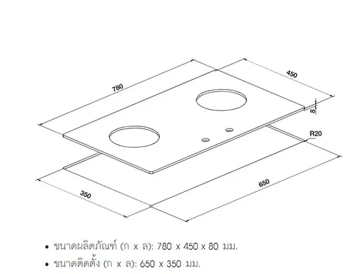 HAFELE เตาแก๊ส รุ่น LORENZO รหัส 534.01.695 (495.06.143) image 2 HAFELE เตาแก๊ส รุ่น LORENZO รหัส 534.01.695 (495.06.143) image 2