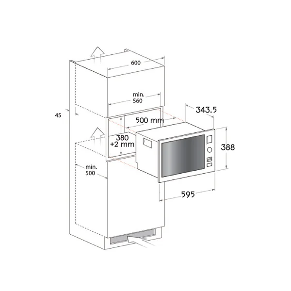  AXIA ชุดเซ็ท เตาอบ รุ่น INT 65 MN + ไมโครเวฟ รุ่น INT 20 MWG 300    image 2