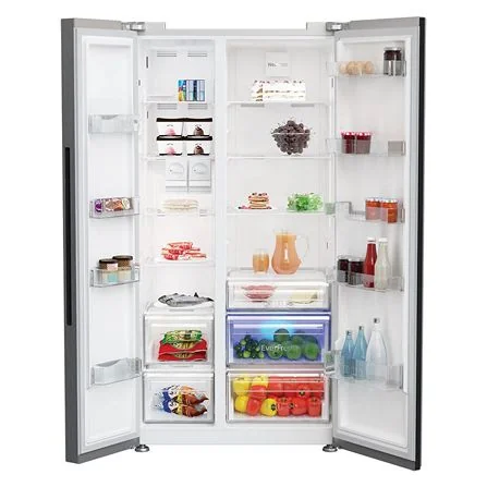 BEKO ตู้เย็น SIDE BY SIDE 19.8 คิว (สีสแตนเลส) รุ่น GNE640E50VZP image 2 BEKO ตู้เย็น SIDE BY SIDE 19.8 คิว (สีสแตนเลส) รุ่น GNE640E50VZP image 2