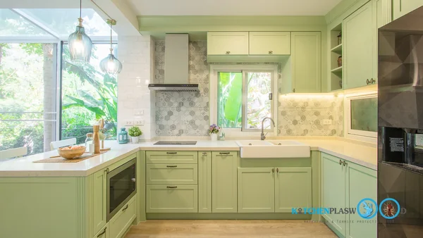 ชุดครัวบิ้วอิน Green Kitchen Classic 3.43 x 1.80 mm. ชุดครัวบิ้วอิน Green Kitchen Classic 3.43 x 1.80 mm.