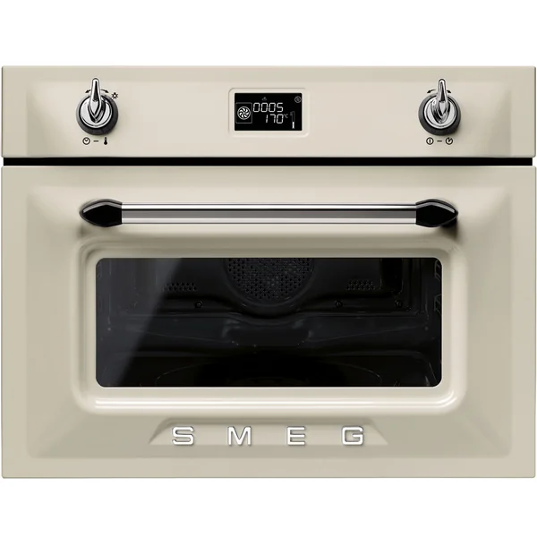 SMEG เตาอบไมโครเวฟ สีครีม รุ่น SF4920MCP1 SMEG เตาอบไมโครเวฟ สีครีม รุ่น SF4920MCP1