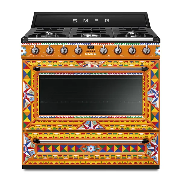 SMEG x Dolce&Gabbana คอลเลกชัน Divina Cucina - Sicily is my love เตาตั้งพื้นระบบแก๊ส รุ่น TR90DGC9 image 2 SMEG x Dolce&Gabbana คอลเลกชัน Divina Cucina - Sicily is my love เตาตั้งพื้นระบบแก๊ส รุ่น TR90DGC9 image 2