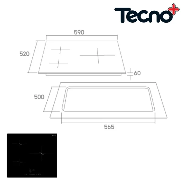 TECNOGAS เตาแม่เหล็กไฟฟ้า รุ่น TNP IDH 3060 DG BOOSTER image 2 TECNOGAS เตาแม่เหล็กไฟฟ้า รุ่น TNP IDH 3060 DG BOOSTER image 2