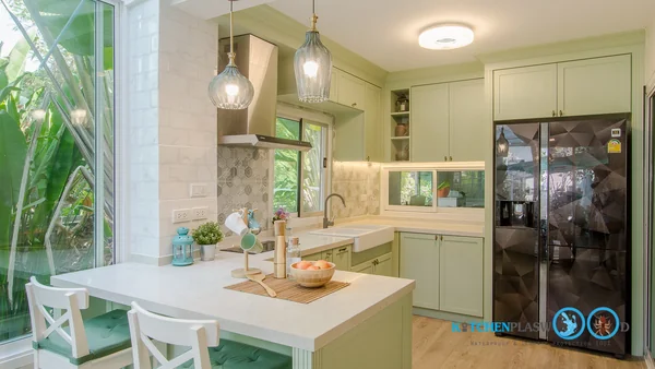 ชุดครัวบิ้วอิน Green Kitchen Classic 3.43 x 1.80 mm. image 2 ชุดครัวบิ้วอิน Green Kitchen Classic 3.43 x 1.80 mm. image 2
