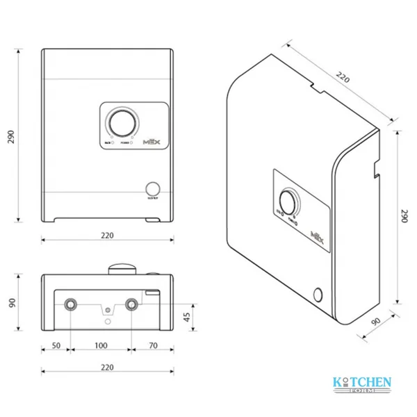 MEX เครื่องทำร้อน รุ่น CUBE8000R image 4 MEX เครื่องทำร้อน รุ่น CUBE8000R image 4