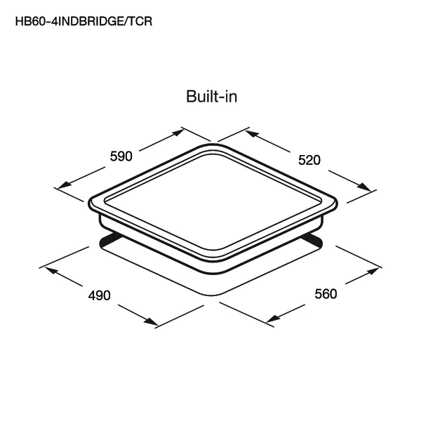 EVE เตาแม่เหล็กไฟฟ้า รุ่น HB60-4INDBRIDGE/TCR image 2 EVE เตาแม่เหล็กไฟฟ้า รุ่น HB60-4INDBRIDGE/TCR image 2