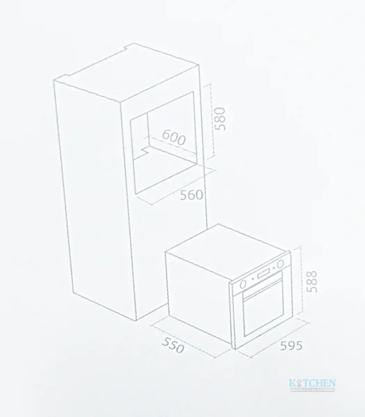 ELICA เตาอบ รุ่น EEO 60 IX image 2 ELICA เตาอบ รุ่น EEO 60 IX image 2