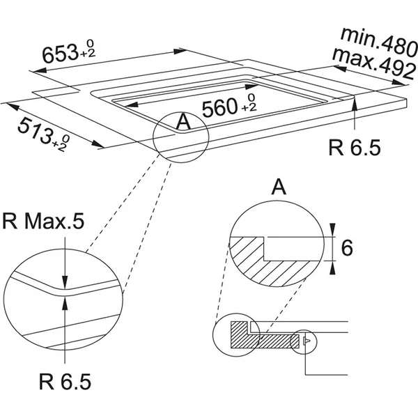  FRANKE เตาแม่เหล้กไฟฟ้า รุ่น FSM 654 I BK    image 2