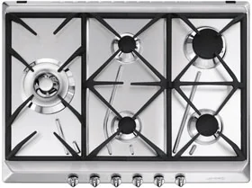 SMEG เตาแก๊ส 5 หัว สเตนเลส กว้าง 685 มม. รุ่น SRV575GH5 SMEG เตาแก๊ส 5 หัว สเตนเลส กว้าง 685 มม. รุ่น SRV575GH5